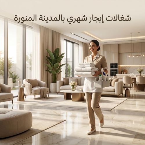 شغالات ايجار شهري بالمدينة بالمنورة
