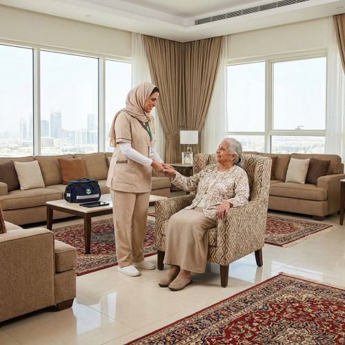رعاية طبية منزلية الخبر الراكة